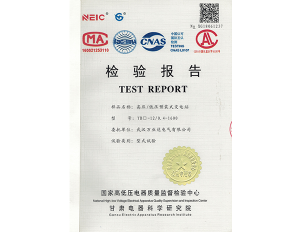 YB□-12-0.4-1600-2018年檢驗(yàn)報(bào)告1